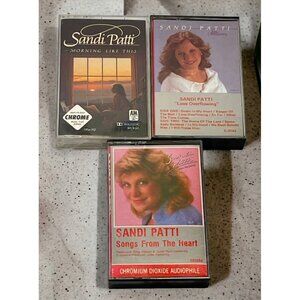 Sandi Patti Cassette (3) Lot Songs from the Heart Love Overflowing Morning